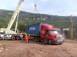 another delivery for pnpc xe pian xe namnoy hydropower project laos