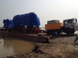auxiliary boiler safely delivered to an project