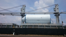 deliver and install 2 beer tanks