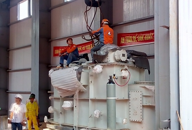delivered equipment to to buong hydropower project