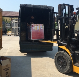 delivered shipment of equipment for da nang international fireworks festival 2018
