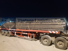 continuing to successfully transport the third shipment for lube oil blending plant project in dong nai