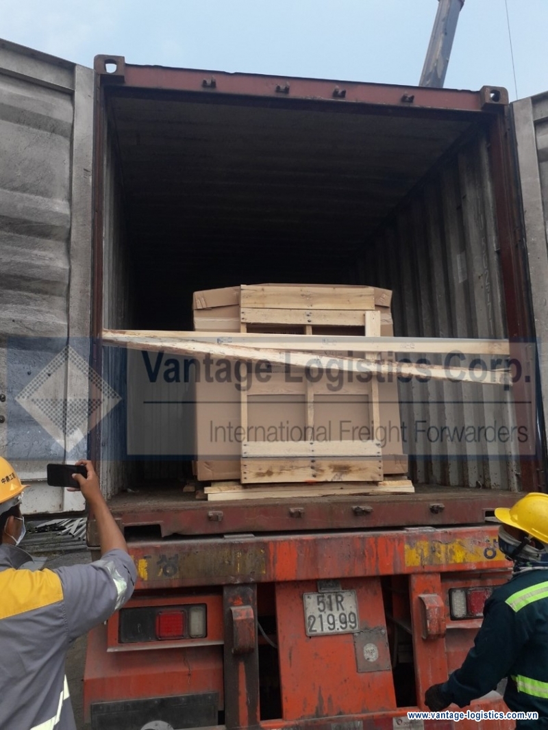 the ninth shipment for lube oil blending plant project in dong nai
