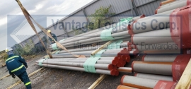 smooth delivery the shipment of pipe carbon steel seamless for lube oil blending plant in dong nai