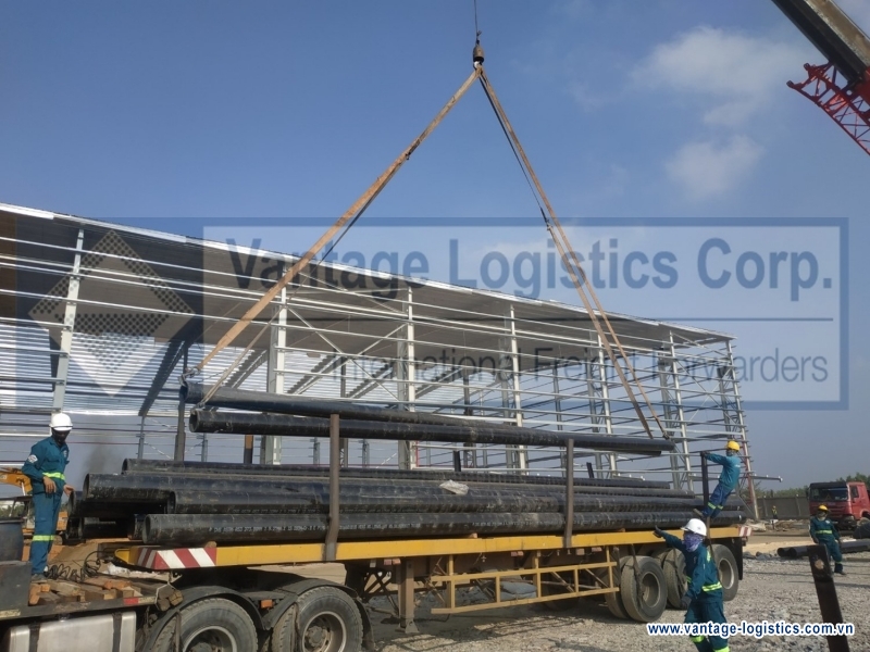 deliver 4th shipment for lube oil blending plant project in dong nai