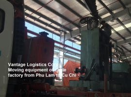 moving equipment of electric cable factory from phu lam to cu chi   hcmc