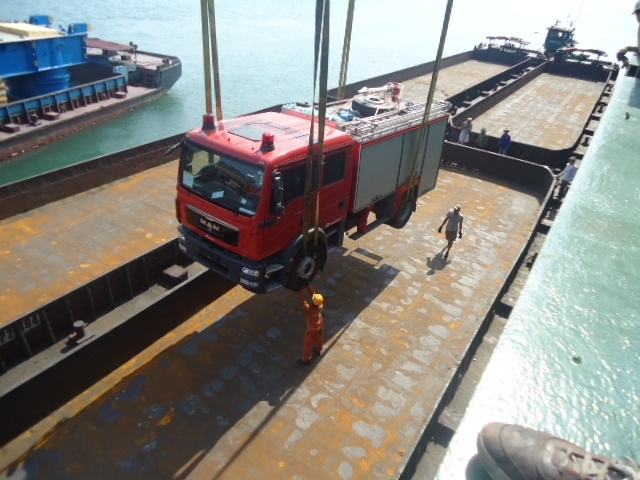safely deliver 19 rescue vehicles