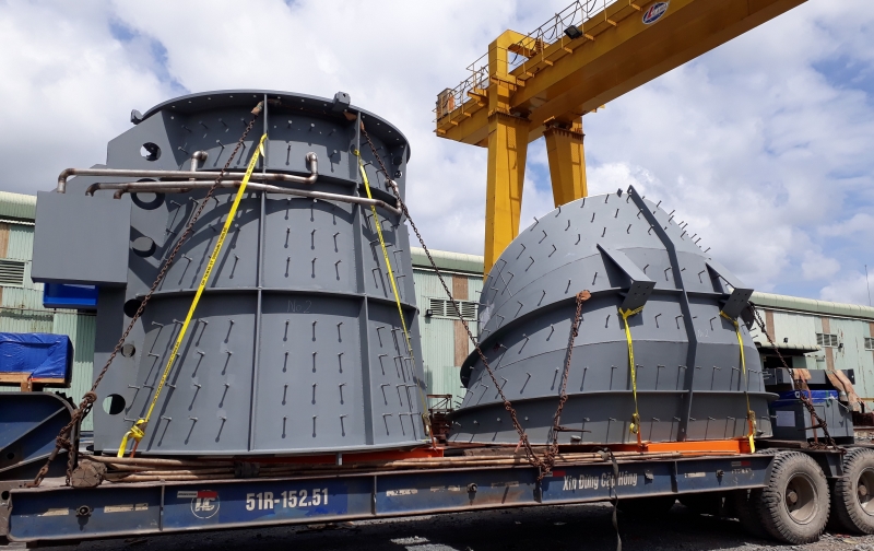 safely delivered shipment of equipment for dakrong 04 hydropower project