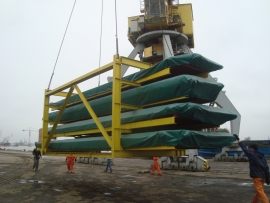 safely loaded hyundai ulsan 803p from hai phong port to kuwait