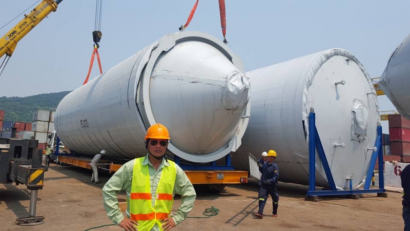transport and install 8 beer tanks in quang nam
