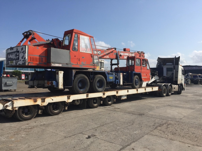 unic 160 crane ex australia to viet nam