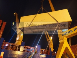 successfully transported a shipment of equipment for project in usa