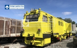 vantage logistics successfully transported heavy rail machinery for the auckland rail programme project from laem chabang port thailand