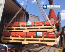 vantage successfully transported a shipment greater changhua offshore wind projects  chw2204