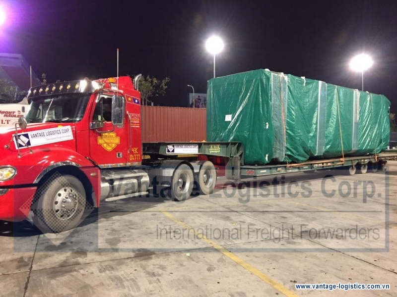 vantage had successful transported a shipment of equipment for da nang airport