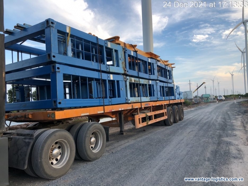 vantage successfully transported shipment for hoa binh 5 wind power plan project