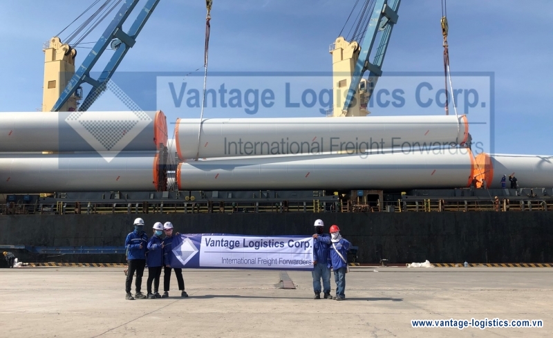 vantage successful handled a super huge shipment for adani wind power project