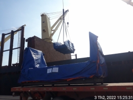 vantage successfully delivered shipment of equipment for al ezz flat steel company in egypt