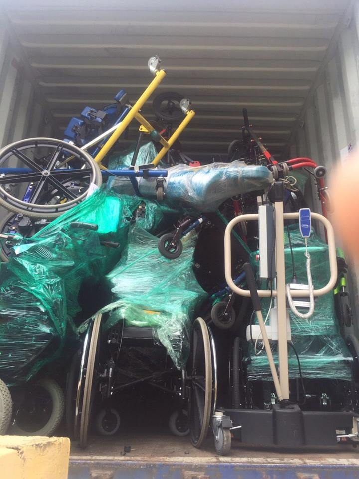 wheel chairs for da nang rehabilitation hospital