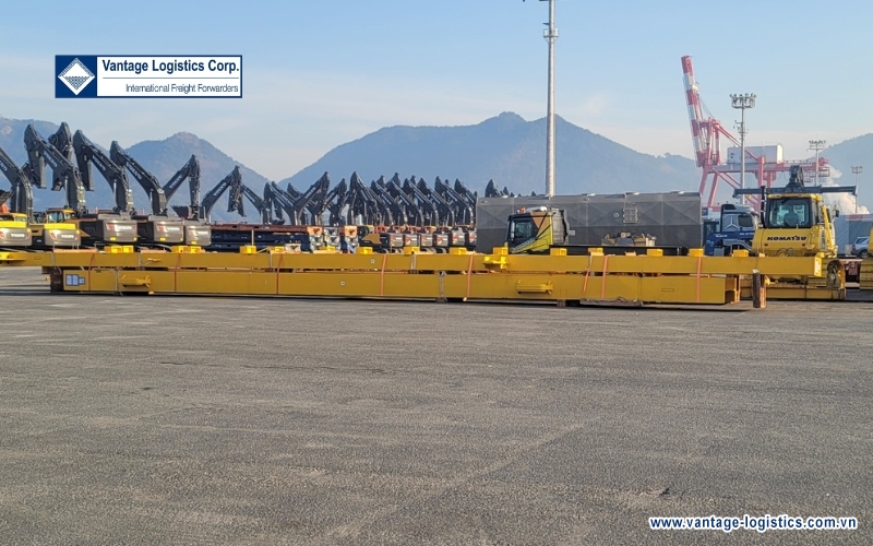 a shipment of oversized accessories packages  breakbulk  for the panama project