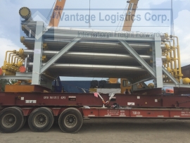 another over sized export shipment was loaded with vantage