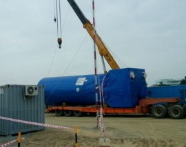 co2 tank for beer factory in quang nam