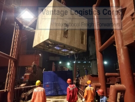 safely delivered a shipment of equipment imported from shanghai for steel mill in vietnam
