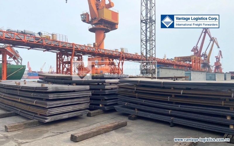 successful project shipment of steel for shipbuilding from china to viet nam