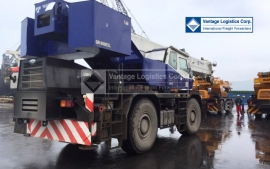 successful shipment of 6 mobile cranes from viet nam to malaysia