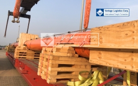 successful transportation of hydraulic cylinders for the saltwater prevention sluice project in tien giang viet nam