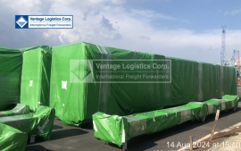 successful transportation of passenger boarding bridges equipment for t3 tan son nhat airport project