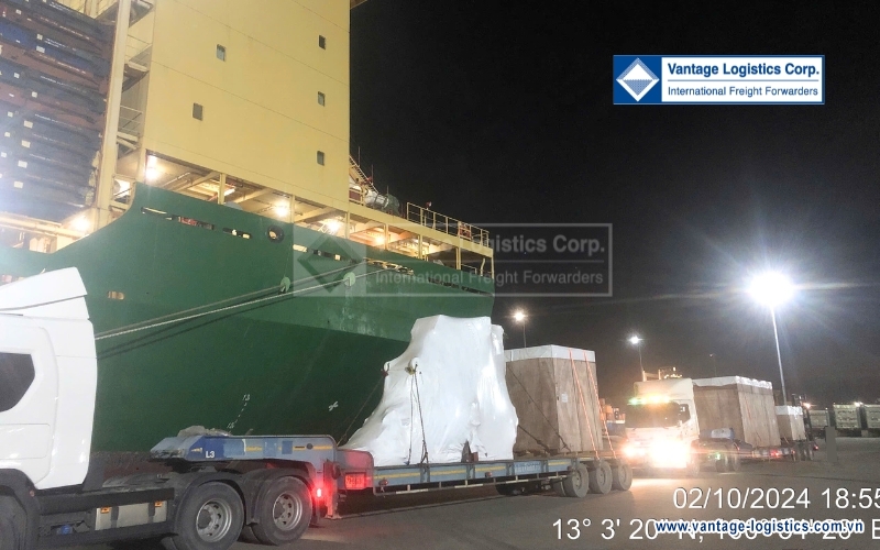 successful transportation of shredder plants project cargo from thailand to usa