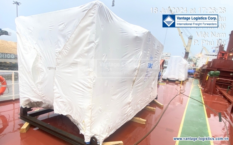 successful transportation of the walking beam furnace project shipment from viet nam to the usa