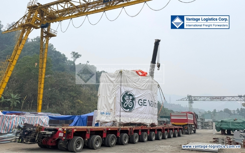 successfully continued the transportation of equipment for the hoa binh hydropower plant expansion project