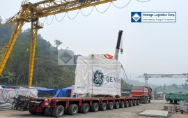 successfully continued the transportation of equipment for the hoa binh hydropower plant expansion project
