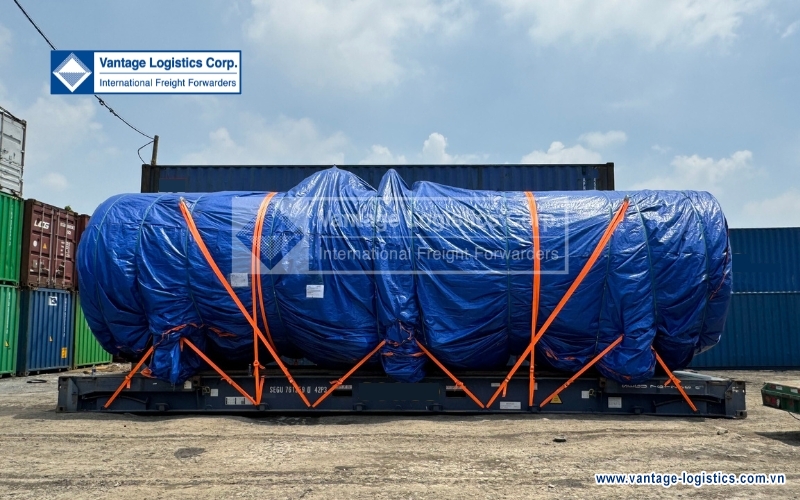successfully transported oversized steel structures cargo from viet nam to bangladesh