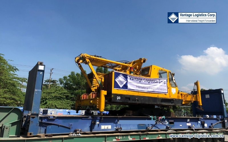 temporary export of construction machinery for atran bridge construction project in myanmar