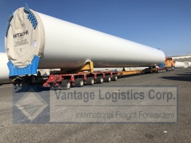another shipment of wind turbine tower sections of tpc offshore wind farm project  ?? taiwan was successful transported by vantage