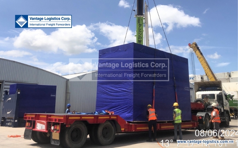 transportation of equipment shipment for dongguan woo sung chip scale mould ltd