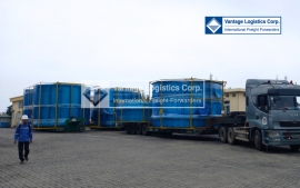 transportation of oversized equipment from dinh vu industrial part to hai phong port viet nam