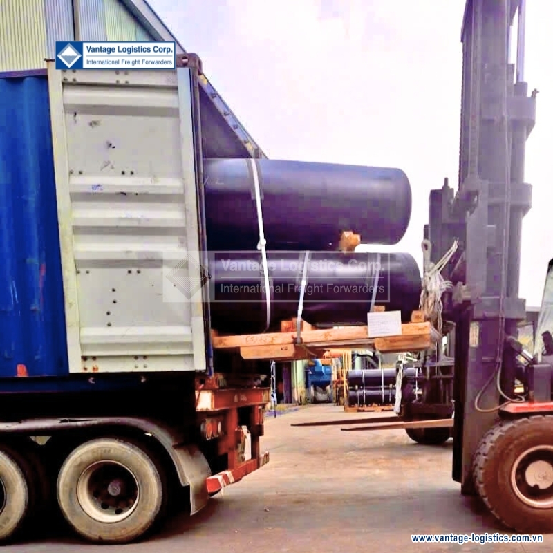 project logistics execution for the block b  ?? o mon gas pipeline project